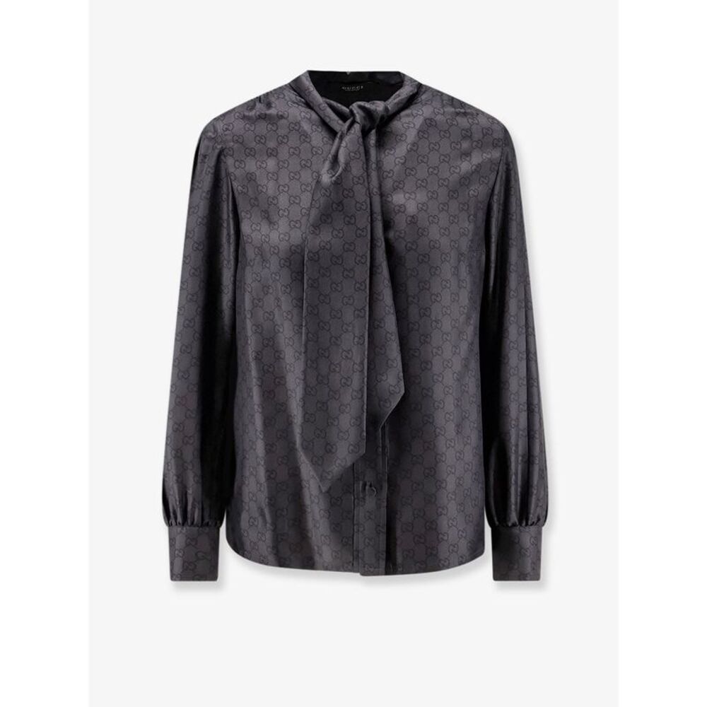 Gucci Women Gucci Primavera Gg Silk Shirt